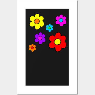 Pop Flowers Posters and Art